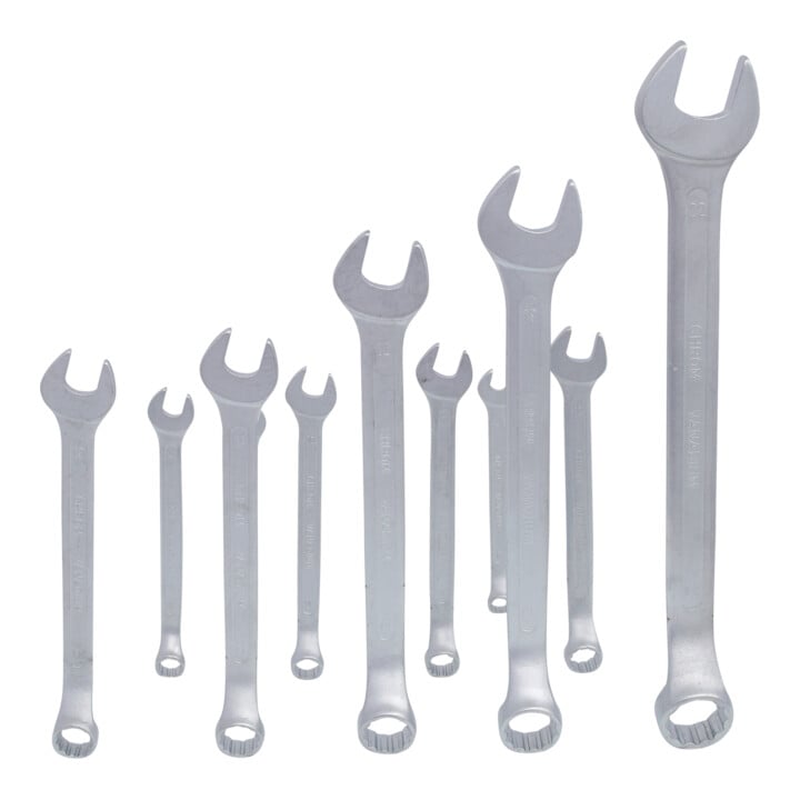 KS Tools CLASSIC Ringmaulschlüssel-Satz, 12-teilig gekröpft, 6-22mm