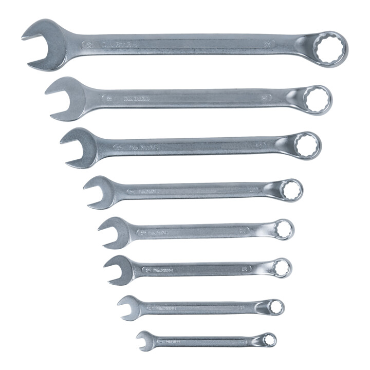 KS Tools CLASSIC Ringmaulschlüssel-Satz, 8-teilig gekröpft, 8-22mm