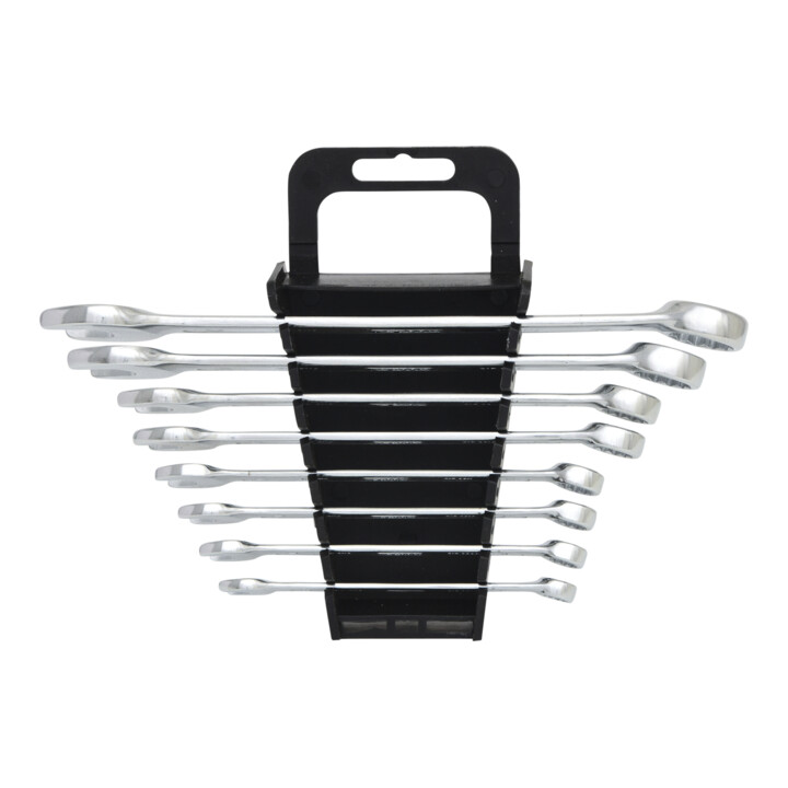 KS Tools CLASSIC Ringmaulschlüssel-Satz, abgewinkelt, 8-teilig 8-19mm