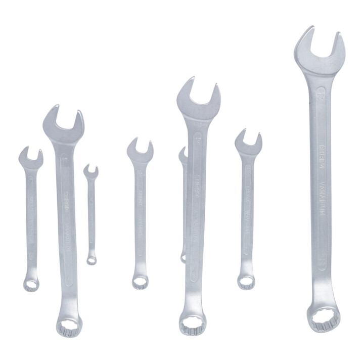 KS Tools CLASSIC ringsteeksleutelset, 8-delig gekarteld, 8-22mm
