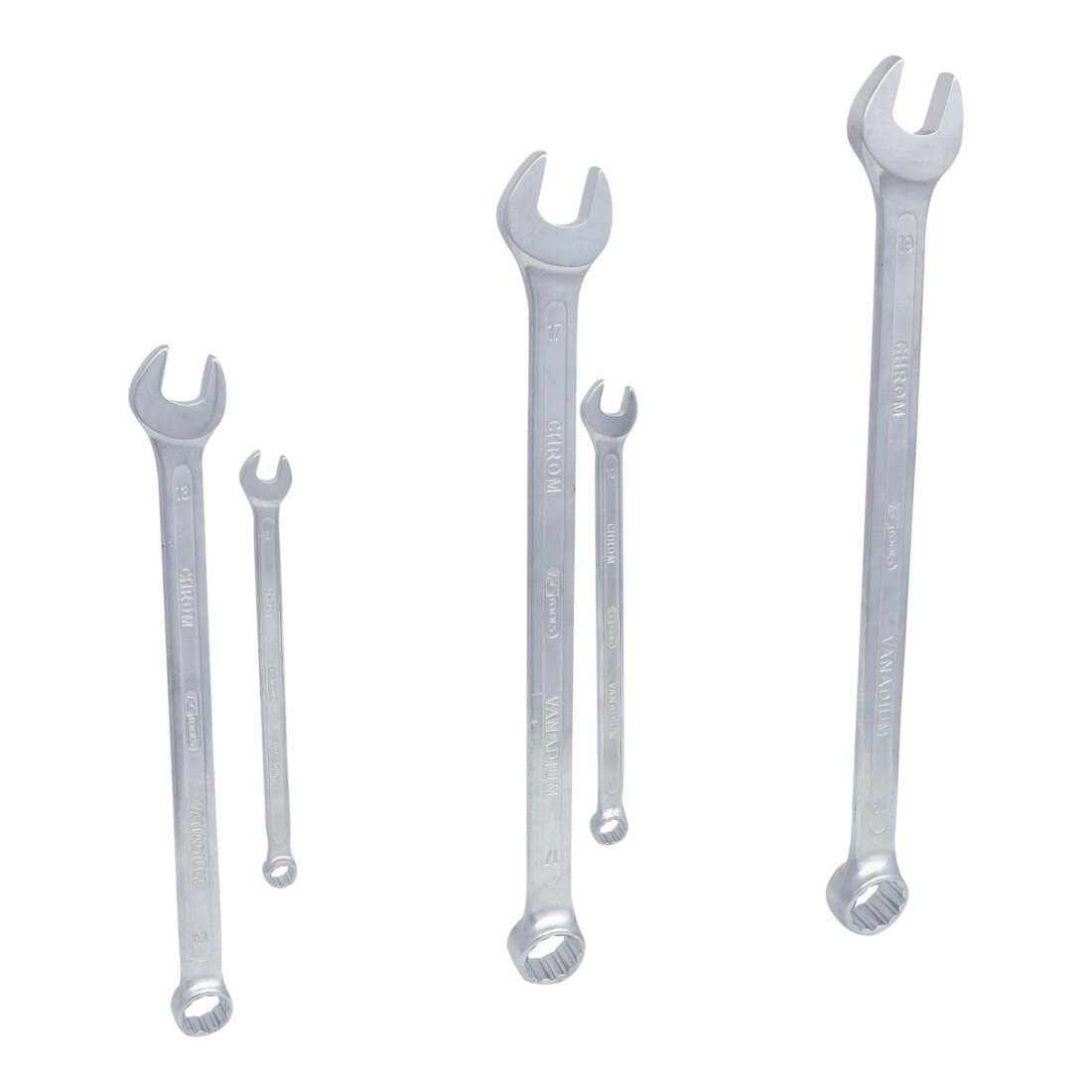 KS Tools CLASSIC ringsteeksleutelset, extra lang, 5 stuks 8-19mm
