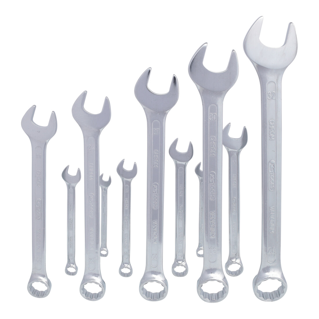 KS Tools CLASSIC ringsteeksleutelset, haaks, 12-delig 10-32mm