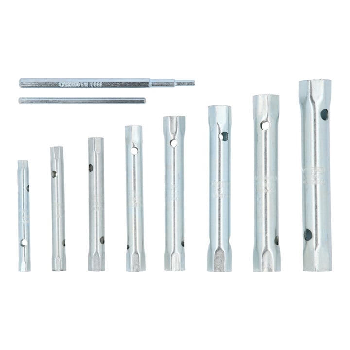 KS Tools CLASSIC Rohrsteckschlüssel-Satz, 10-teilig, 6x7-20x22mm