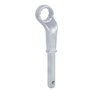 KS Tools CLASSIC Zugringschlüssel, gekröpft, 27mm