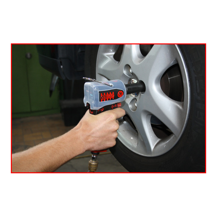 KS Tools Clé à chocs pneumatique 1/2" miniMONSTER haute performance 1.390 Nm avec pellicule de protection