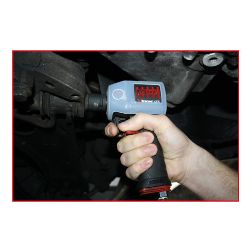 KS Tools Clé à chocs pneumatique 1/2" miniMONSTER Xtremelight haute performance 1.390 Nm avec pellicule de protection et silencieux