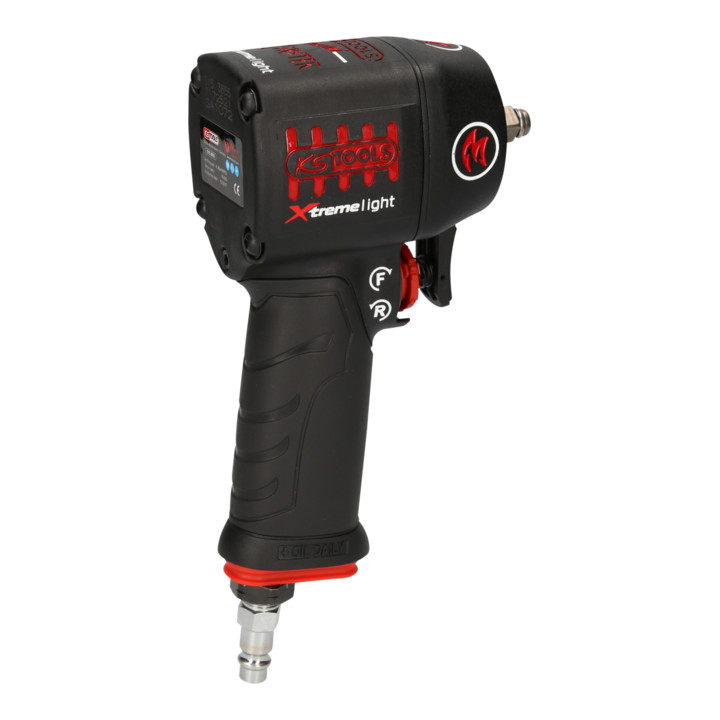 KS Tools Clé à chocs pneumatique 3/8" miniMONSTER Xtremelight haute performance 1.390 Nm