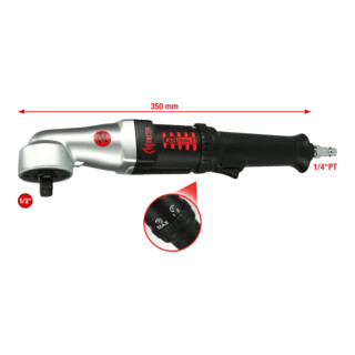 KS Tools Clé à chocs pneumatique d’angle grande performance 1/2" MONSTER, 271 Nm