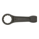 KS Tools Clé à œil à frapper brunie, 100 mm-1