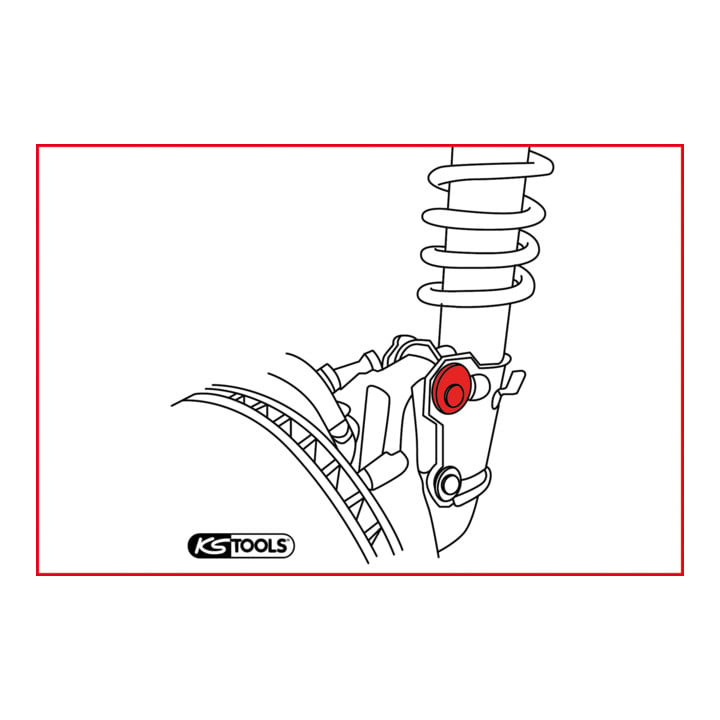 KS Tools Clé de réglage pour le carrossage 1/2", 21 mm