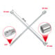 KS Tools Clé de serrage de roue pour camions, 3/4"x24x27x32mm