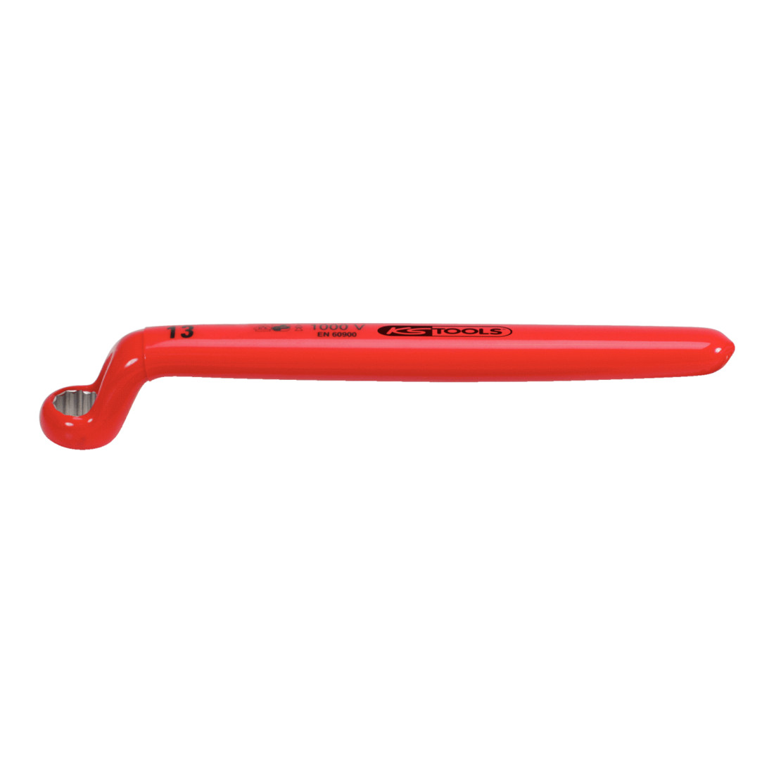 KS Tools : Clé polygonale avec isolation de protection, coudées, 3/4".