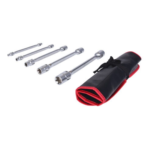 KS Tools Clés à douilles articulées TX E Satz, 5 pcs.