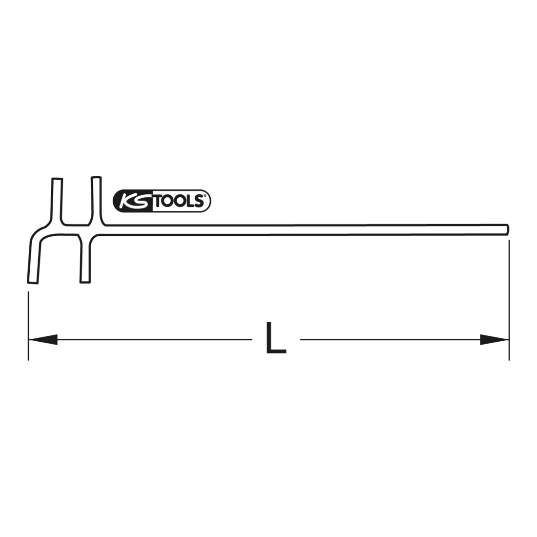 KS Tools Clés à valve BRONZEplus 30-40 mm