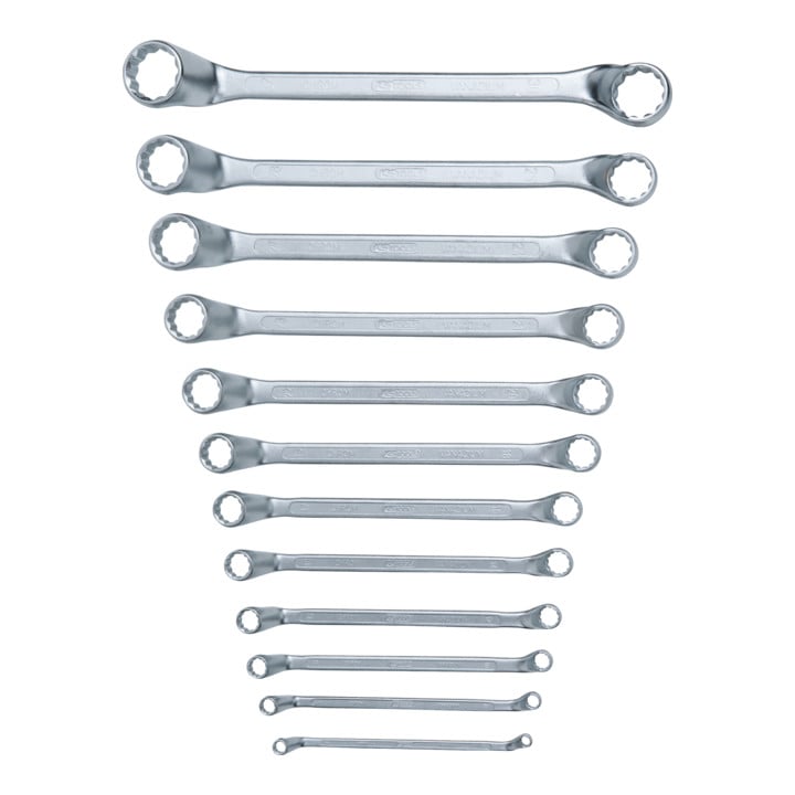 KS Tools Clés polygonales contre-coudées, 6-32 mm