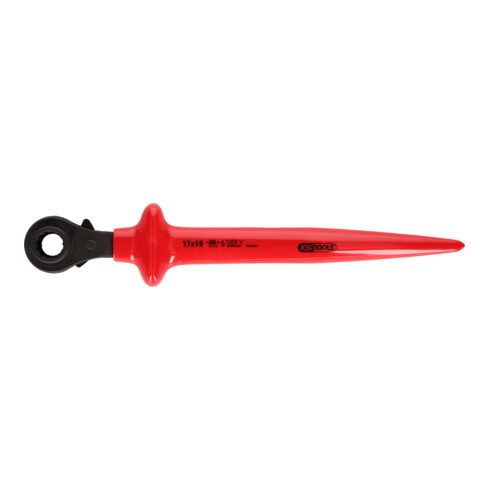 KS Tools, cliquet pour engrenages avec isolation de protection, 17x19