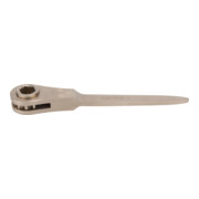Outils KS BRONZEplus Clé à cliquet hexagonale BRONZEplus avec point de centrage
