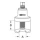 KS Tools Cloche d’extraction universelle de rotule Vibro Impact 35 x 60 mm