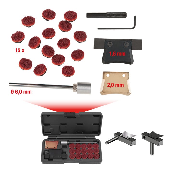 KS Tools Coffret de démontage de carter d'huile et nettoyage de plan de joint, 21 pcs.