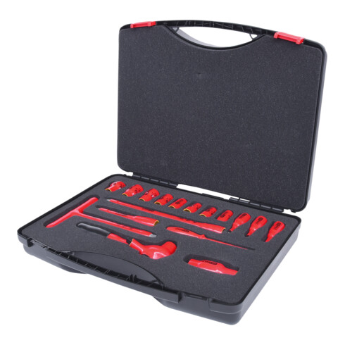 KS Tools Coffret de douilles isolées, 3/8", 16 pcs.