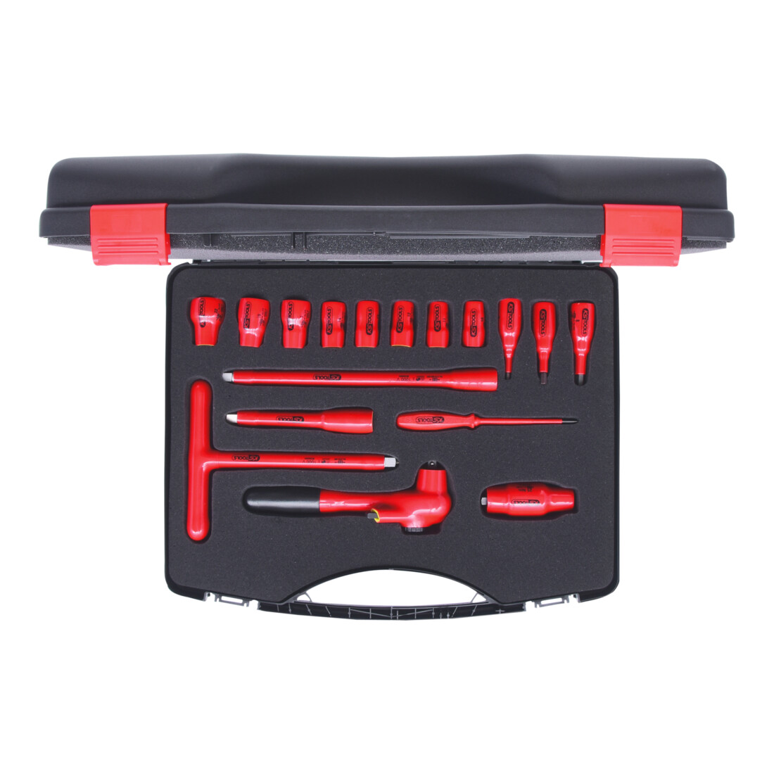 KS Tools Coffret de douilles isolées, 3/8", 16 pcs.
