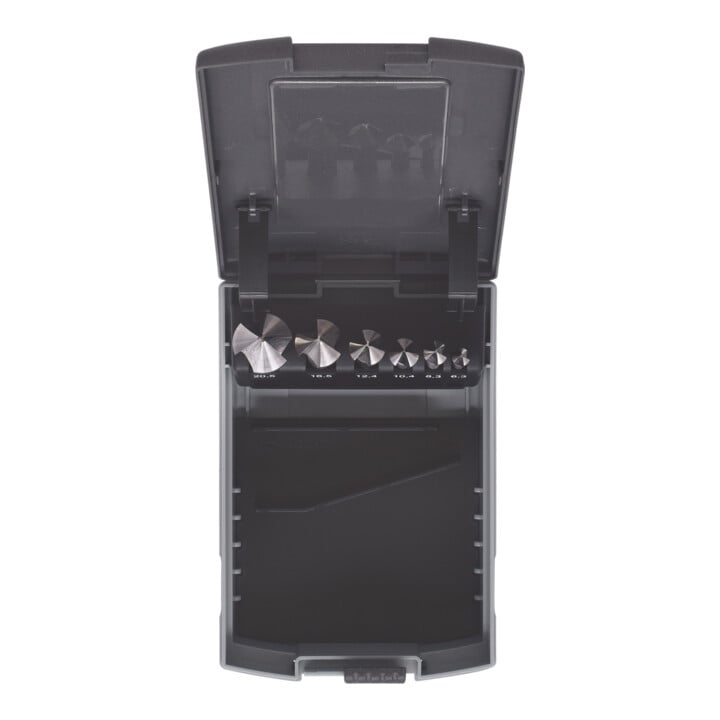KS Tools Coffret de forets aléseurs 90°, 6 pcs, en box PVC
