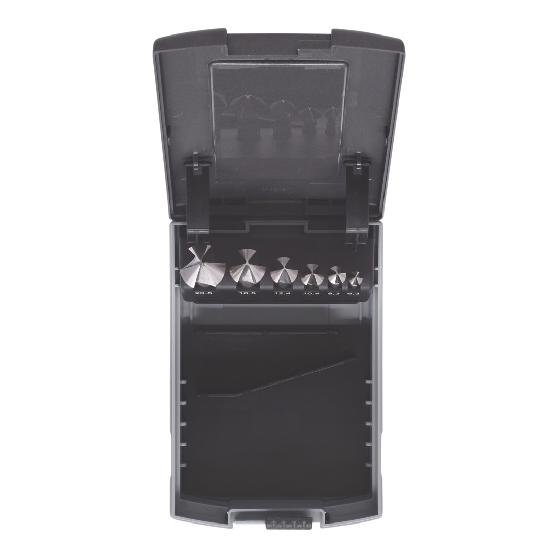 KS Tools Coffret de forets aléseurs HSS Co 90°, 6 pcs, en box PVC