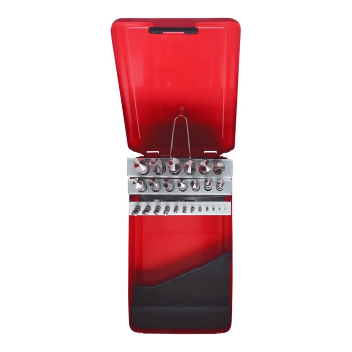 KS Tools Coffret de forets étagés HSS TiN, en box métal, 25 pcs. 1-13mm