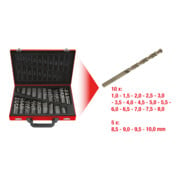 KS Tools Coffret de forets HSS-G Co 5, 170 pcs., 1-10mm