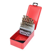 KS Tools Coffret de forets HSS-G Co 5, en box métal, 25 pcs., 1-13mm-3