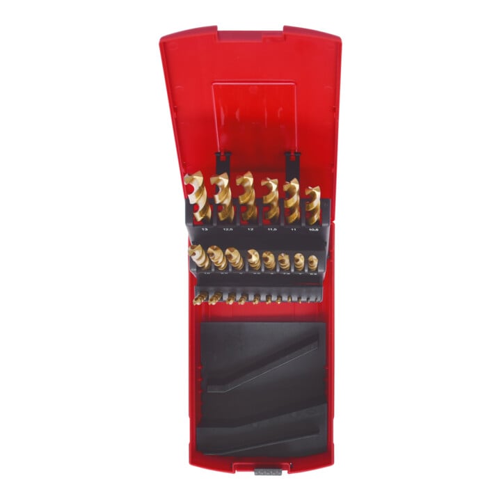 KS Tools Coffret de forets HSS-G Co 5, en box PVC 25 pcs. 1-13mm