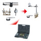 KS Tools Coffret de mesure pour disques de frein, 4 pcs.