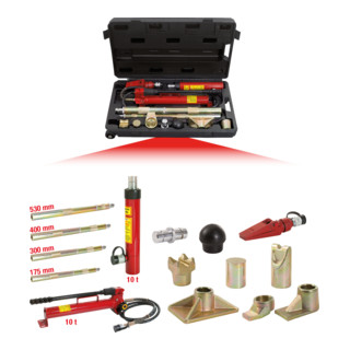 KS Tools Coffret de redressage de carrosserie, 17 pcs.