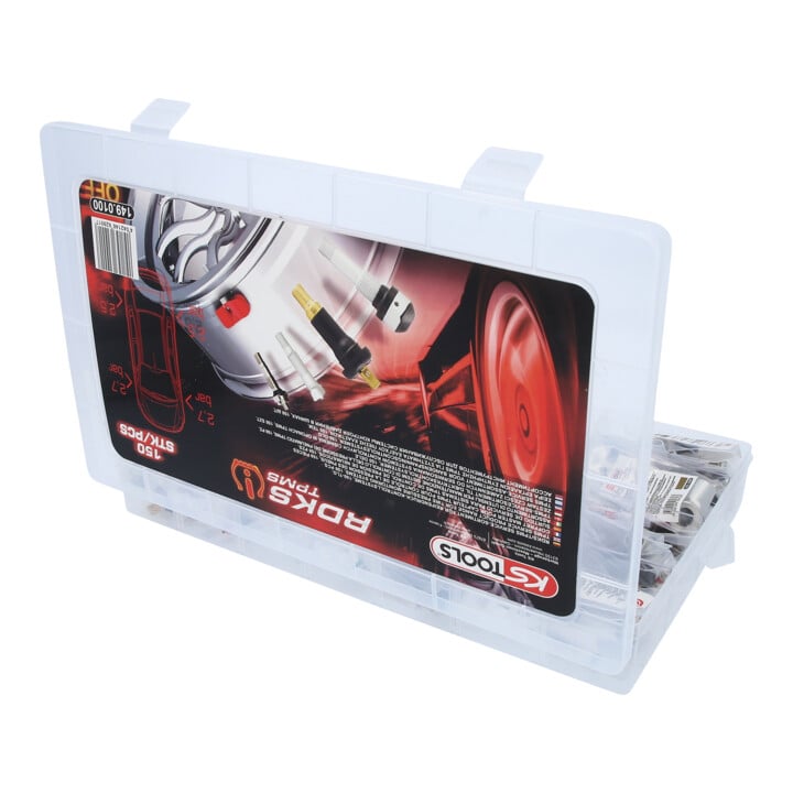 KS Tools Coffret de réparation du système de pression de pneus pour valves TPMS, 150 pcs.