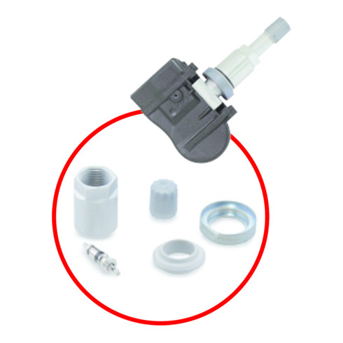 KS Tools Coffret de réparation du système de pression de pneus pour valves TPMS, 150 pcs.