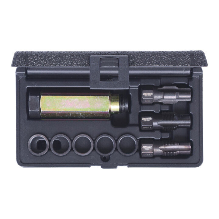 KS Tools Coffret de réparation pour sondes Lambda THREADfix, 9 pcs. M18 x 1,5