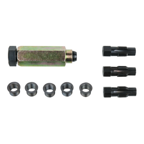 KS Tools Coffret de réparation pour sondes Lambda THREADfix, 9 pcs. M18 x 1,5