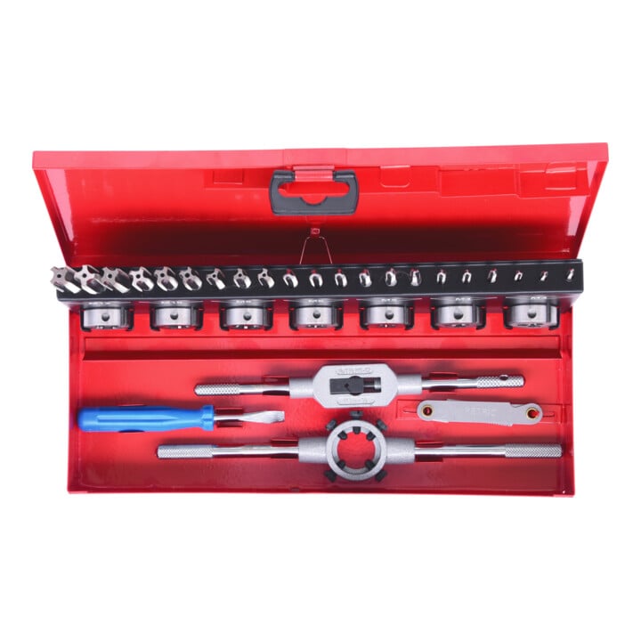 KS Tools Coffret de tarauds et filières HSS Co, 32 pcs.
