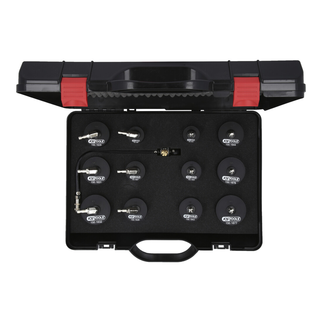 KS Tools Coffret de test à baïonnette du système d'air du turbocompresseur, 13 pcs.