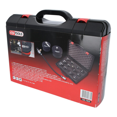 KS Tools Coffret de test à baïonnette du système d'air du turbocompresseur, 13 pcs.