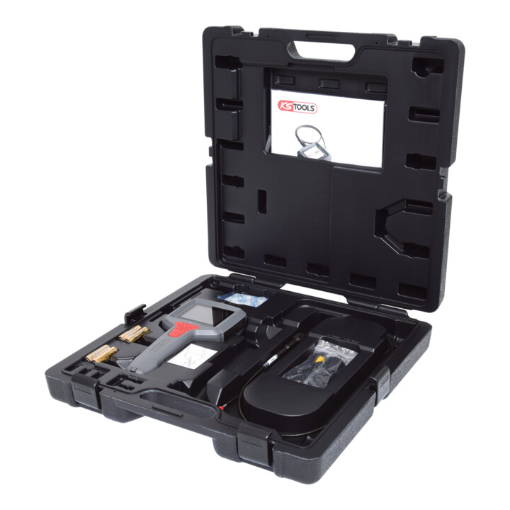 KS Tools Coffret de vidéoscope ULTIMATEvision MASTER, 6 pcs. Semi-rigide 1 m, avec sonde Ø 5,5mm