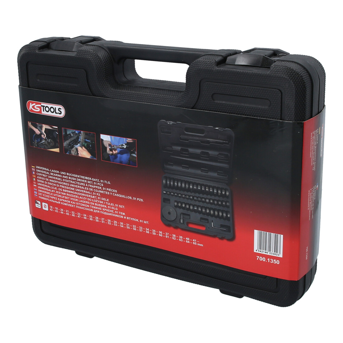 KS Tools Coffret d'extracteurs à frapper, 51 pcs.
