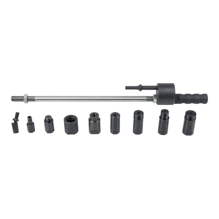 KS Tools Coffret d'extracteurs d'injecteurs de burins pneumatiques avec adaptateurs, 10 pcs