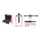KS Tools Coffret d'extracteurs par prise intérieure Ø 10-37 mm, 7 pcs.