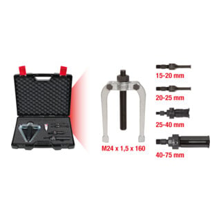 KS Tools Coffret d'extracteurs par prise intérieure Ø 15-75 mm, 5 pcs.