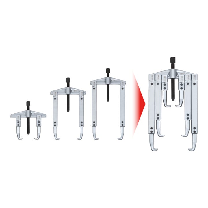 KS Tools Coffret d'extracteurs universels, 8 pcs