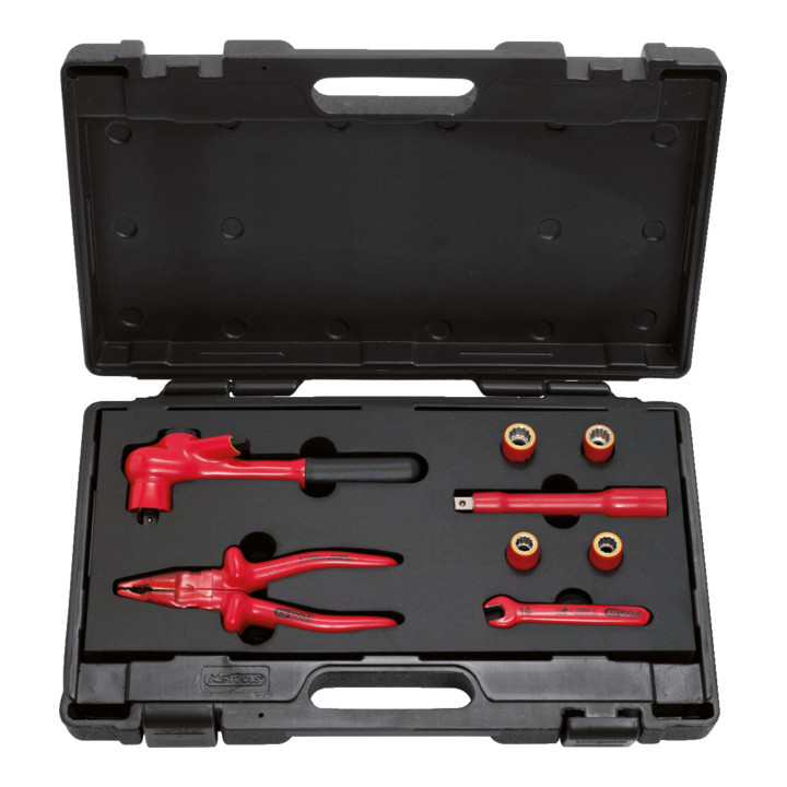 KS Tools Coffret d'outils isolés pour véhicules électriques PSA, 8 pcs.