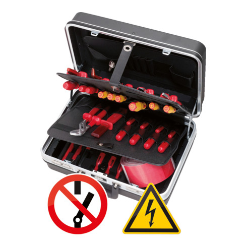 KS Tools Coffret d'outils isolés pour véhicules Hybrides et électriques, 51 pcs.