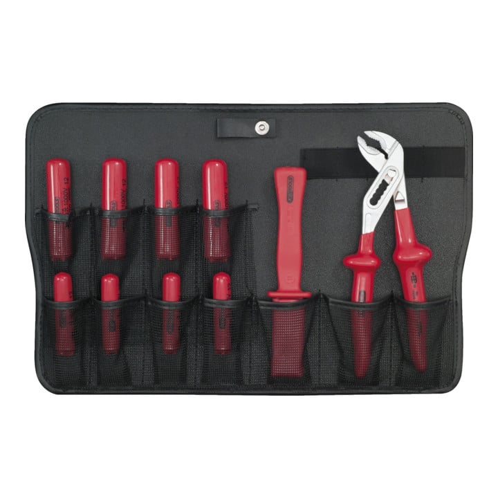 KS Tools Coffret d'outils isolés pour véhicules Hybrides et électriques, 51 pcs.
