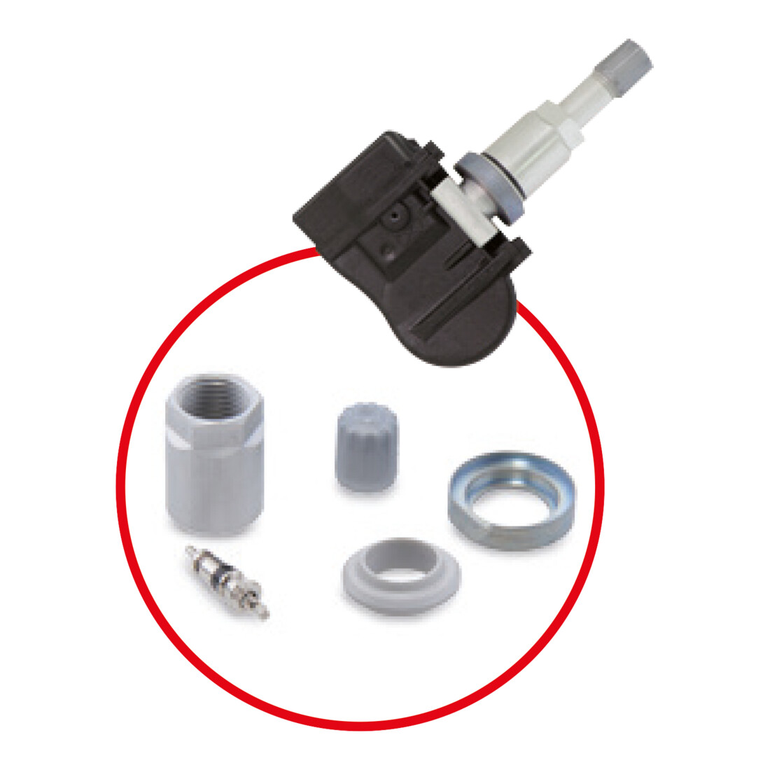 KS Tools Coffret d'outils TPMS pour systèmes de contrôle de pression des pneus, 13 pcs.